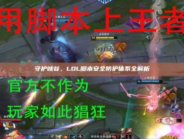 守护峡谷，LOL脚本安全防护体系全解析