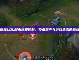 揭秘LOL脚本远程控制，技术黑产与游戏生态的暗战