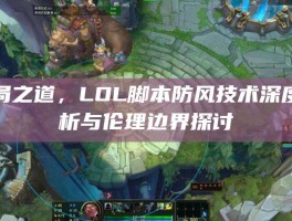 破局之道，LOL脚本防风技术深度解析与伦理边界探讨