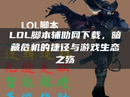 LOL脚本辅助网下载，暗藏危机的捷径与游戏生态之殇