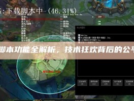 LOL脚本功能全解析，技术狂欢背后的公平之殇