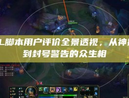 LOL脚本用户评价全景透视，从神操作到封号警告的众生相
