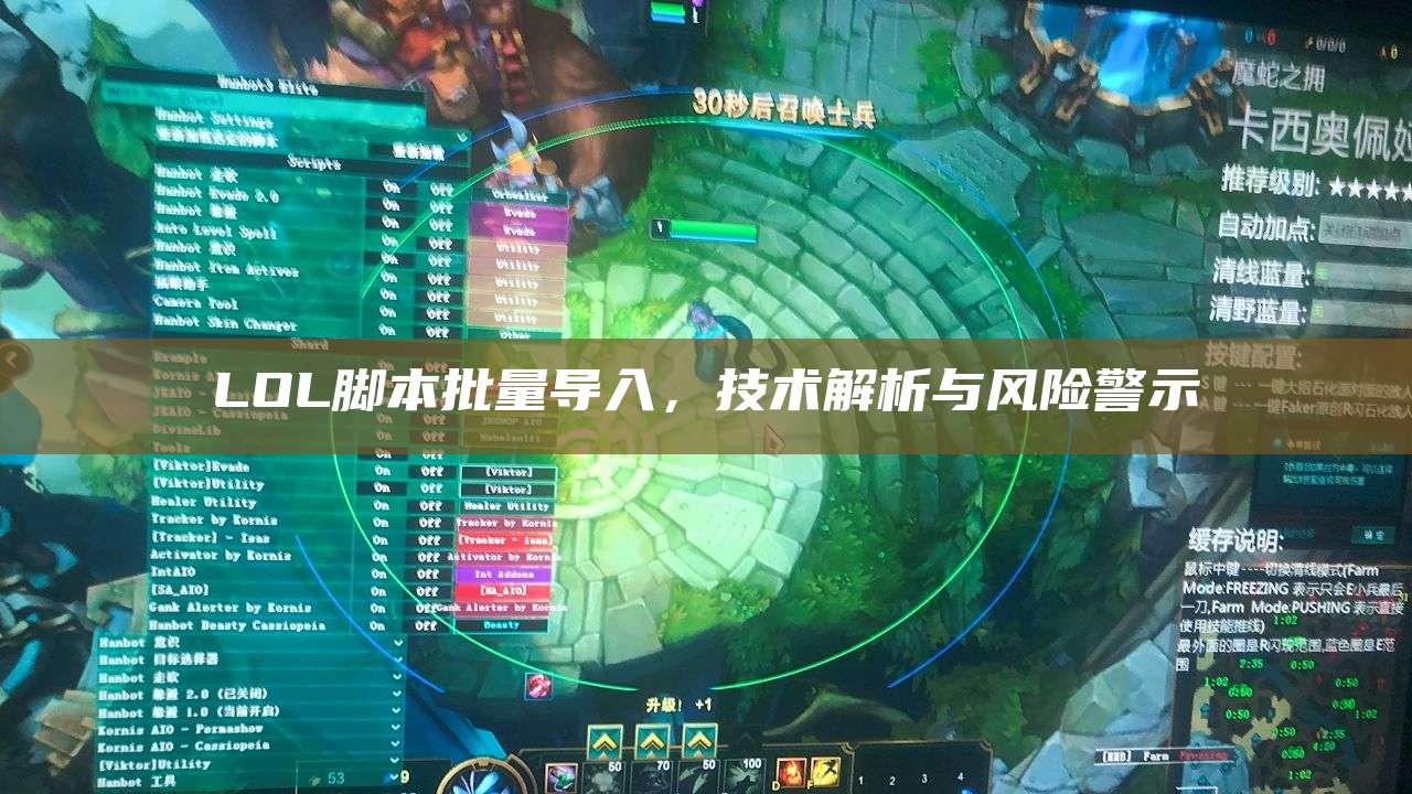 LOL脚本批量导入,技术解析与风险警示