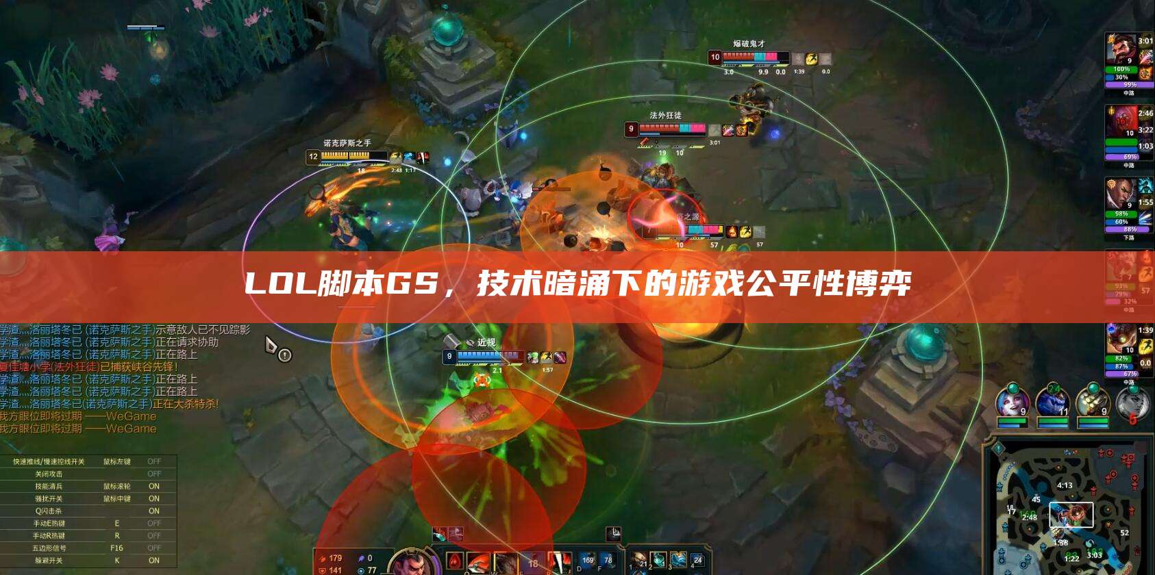 LOL脚本GS,技术暗涌下的游戏公平性博弈