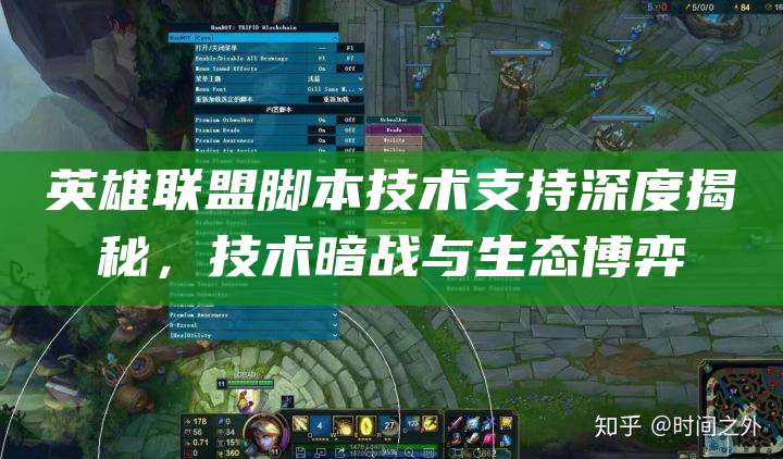 英雄联盟脚本技术支持深度揭秘,技术暗战与生态博弈