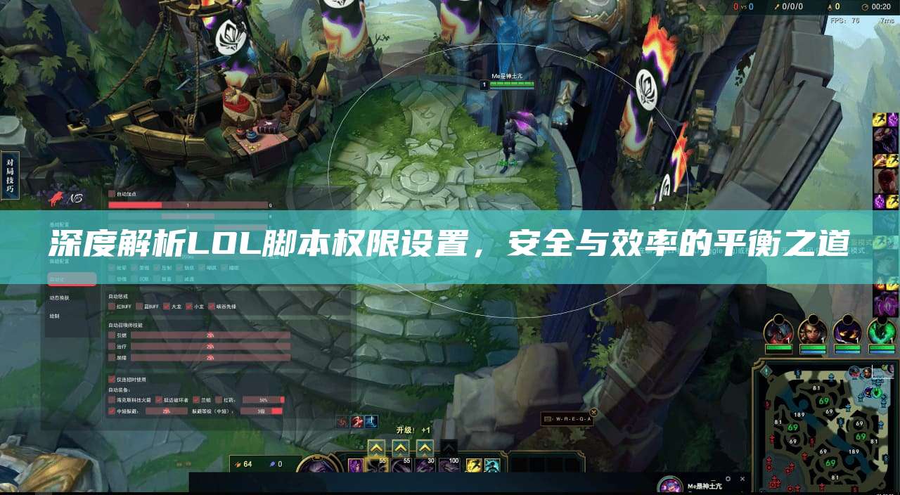 深度解析LOL脚本权限设置,安全与效率的平衡之道