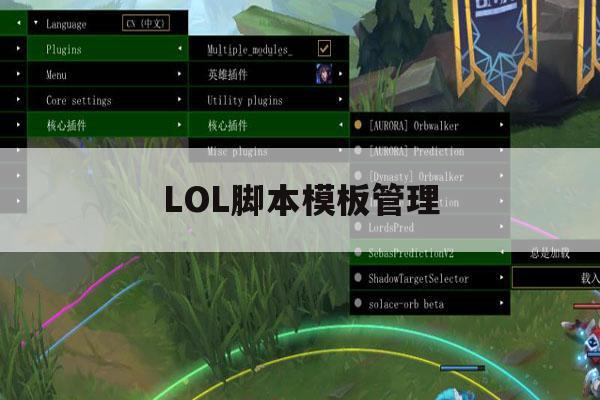 LOL脚本模板管理,lol脚本是什么样子 LOL脚本模板管理,lol脚本是什么样子
